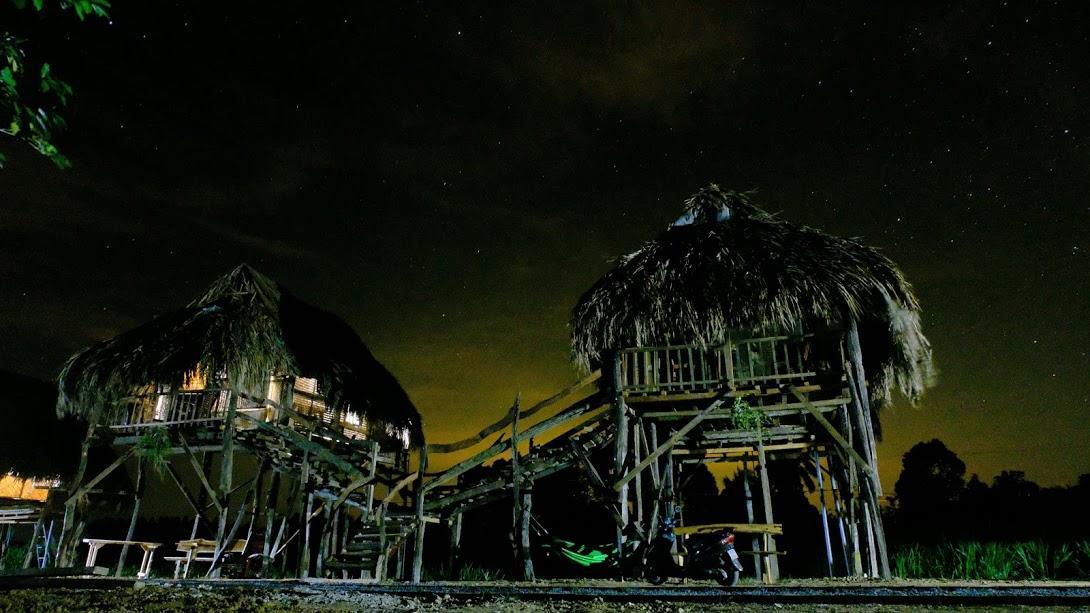 Sunny Field Eco Stilt House Villa กั๊ตเตียน ภายนอก รูปภาพ
