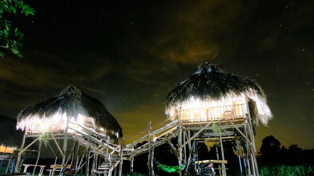Sunny Field Eco Stilt House Villa กั๊ตเตียน ภายนอก รูปภาพ