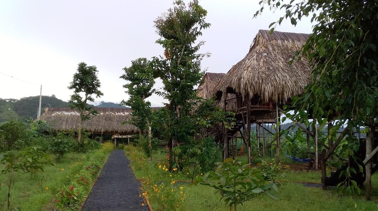 Sunny Field Eco Stilt House Villa กั๊ตเตียน ภายนอก รูปภาพ