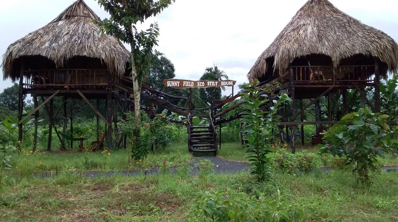 Sunny Field Eco Stilt House Villa กั๊ตเตียน ภายนอก รูปภาพ