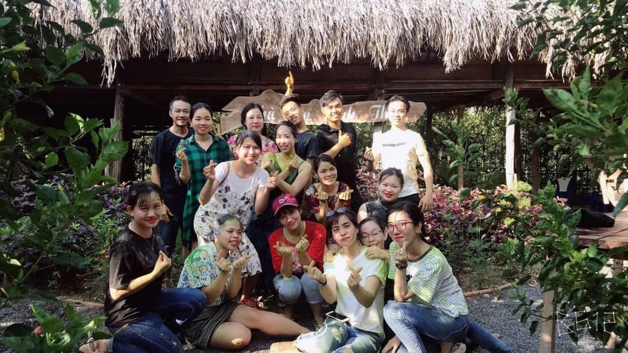 Sunny Field Eco Stilt House Villa กั๊ตเตียน ภายนอก รูปภาพ